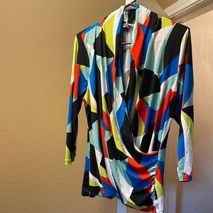 Vince Camuto Multi-colored top SZ - XL